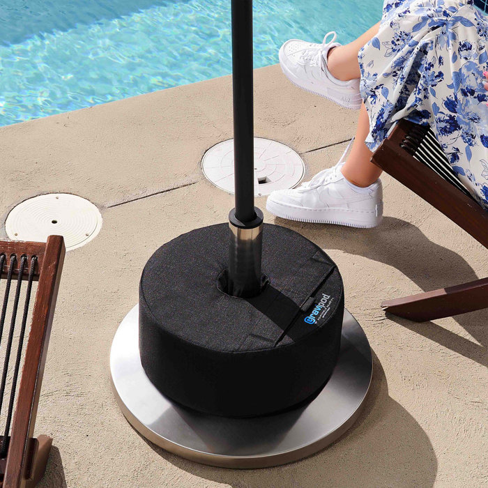 Gravipod 14 Round Umbrella Base Weight Up to 50 lbs & Reviews Wayfair